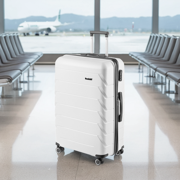 Изображение товара Чемодан на колесах DoubleW YF-PP02 (L, белый)