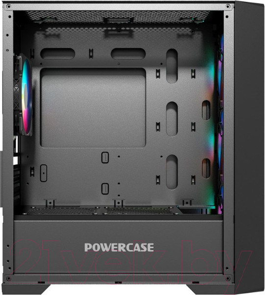 Изображение товара Корпус для компьютера Powercase Mistral Micro X4B Tempered Glass / CMMXB-L4