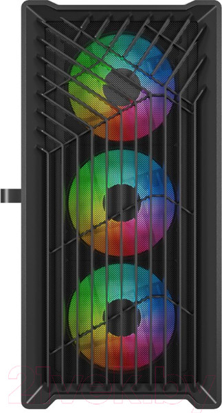 Изображение товара Корпус для компьютера Powercase Mistral Micro X4B Tempered Glass / CMMXB-L4