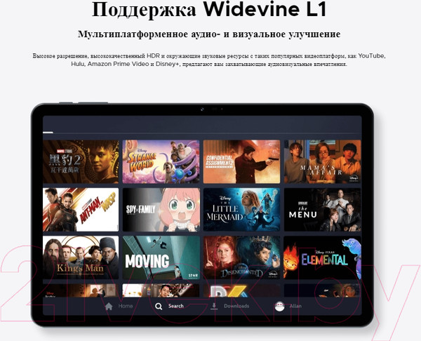 Изображение товара Планшет Doogee T30SE 4GB/128GB LTE (серый)