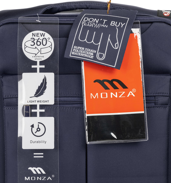 Изображение товара Чемодан на колесах MONZA 8038# (S, синий)