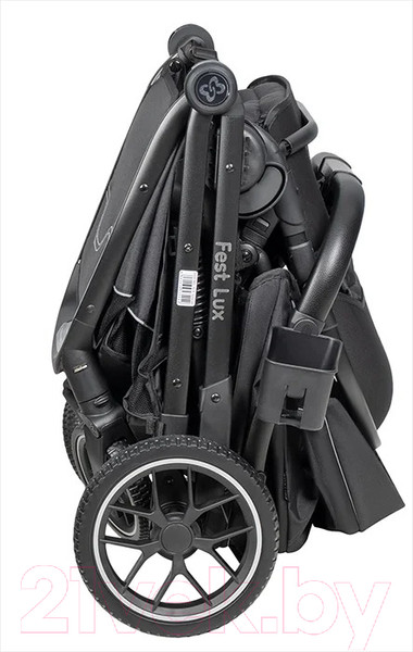 Изображение товара Детская прогулочная коляска Farfello Fest Lux / FL-12 (угольно-черный)
