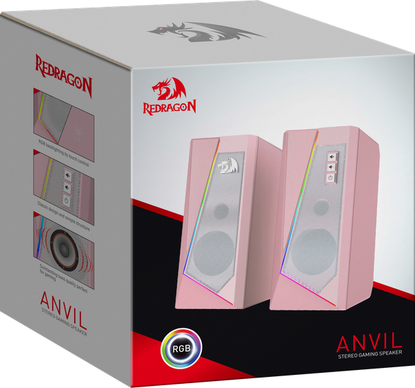 Изображение товара Мультимедиа акустика Redragon Anvil / 71776 (розовый)