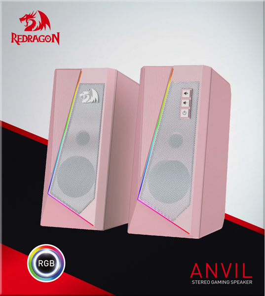 Изображение товара Мультимедиа акустика Redragon Anvil / 71776 (розовый)