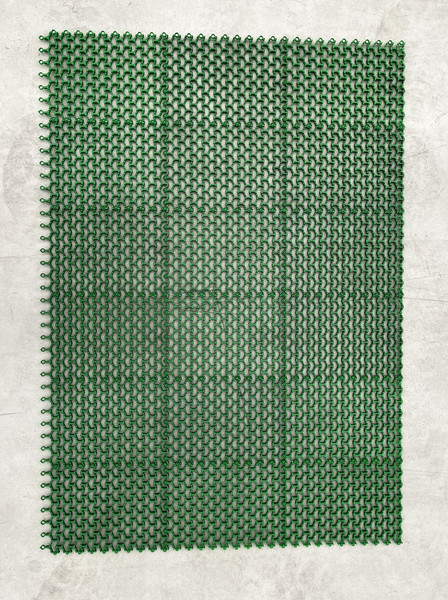 Изображение товара Коврик грязезащитный Ковропласт Волна (100х160, зеленый)