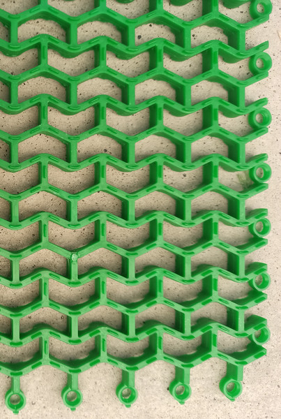 Изображение товара Коврик грязезащитный Ковропласт Волна (100х160, зеленый)