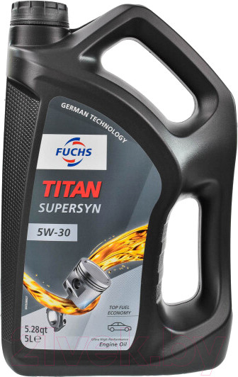 Изображение товара Моторное масло Fuchs Titan Supersyn 5W30 / 602007490 (5л)