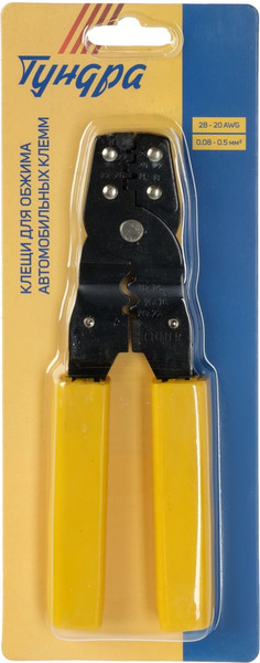 Изображение товара Инструмент обжимной Tundra Клещи обжимные 9826987