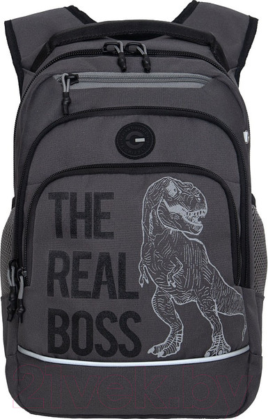 Изображение товара Школьный рюкзак Grizzly RB-450-3 (серый)