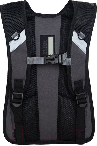 Изображение товара Школьный рюкзак Grizzly RB-450-3 (серый)