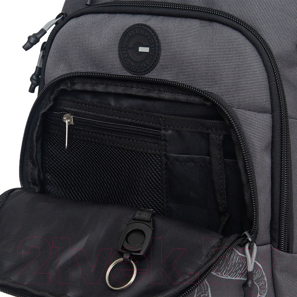 Изображение товара Школьный рюкзак Grizzly RB-450-3 (серый)