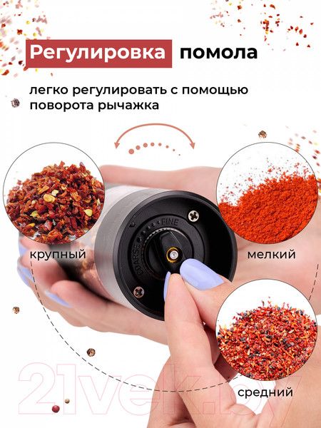 Изображение товара Электроперечница Makkua Spices RG-02 USB Type-C