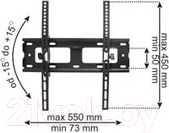 Изображение товара Кронштейн для телевизора Lextool LXLCD38