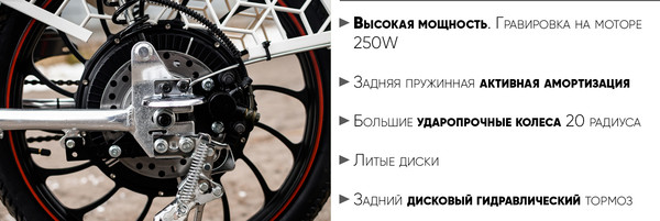 Изображение товара Электровелосипед AVM E-ALFA 20 Pro (серебристый)