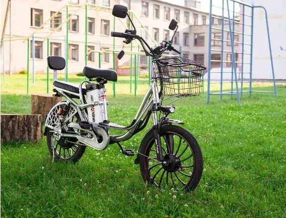 Изображение товара Электровелосипед AVM E-ALFA 20 Pro (серебристый)