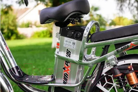 Изображение товара Электровелосипед AVM E-ALFA 20 Pro (серебристый)