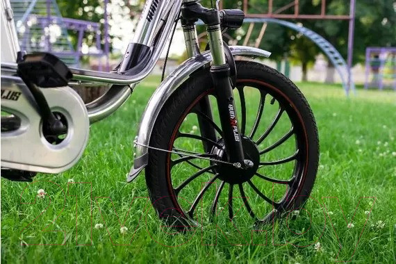 Изображение товара Электровелосипед AVM E-ALFA 20 Pro (серебристый)