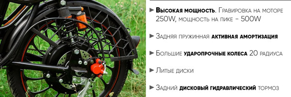 Изображение товара Электровелосипед AVM E-ALFA 20 Pro (черный)