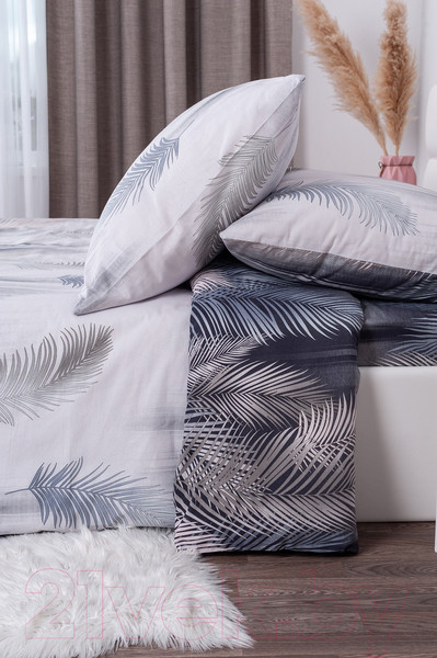 Изображение товара Комплект постельного белья Milanika Смоки Семейный (бязь)