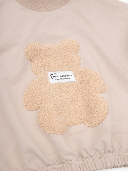 Изображение товара Костюм для малышей Amarobaby Teddy / AB-OD24-T11/03-104 (бежевый, р.104)