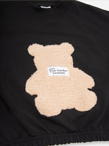 Изображение товара Костюм детский Amarobaby Teddy / AB-OD24-T11/09-116 (черный, р.116)