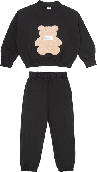 Изображение товара Костюм детский Amarobaby Teddy / AB-OD24-T11/09-128 (черный, р.128)