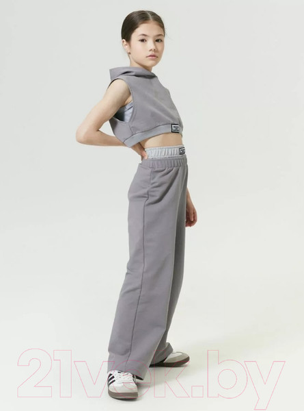 Изображение товара Штаны детские Amarobaby Twice / AB-OD24-T6/11-134 (серый, р.134)