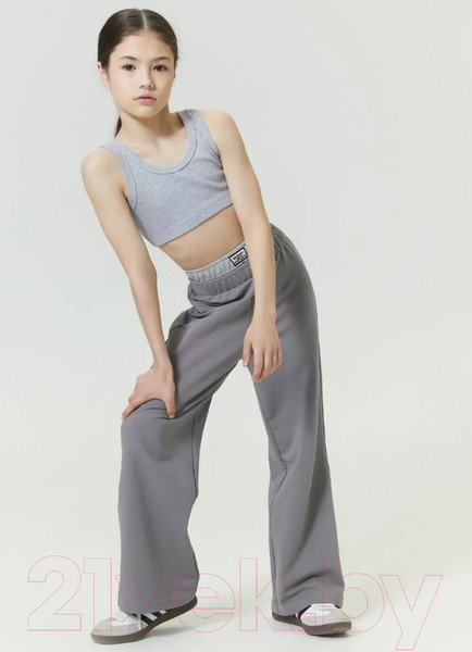 Изображение товара Штаны детские Amarobaby Twice / AB-OD24-T6/11-134 (серый, р.134)