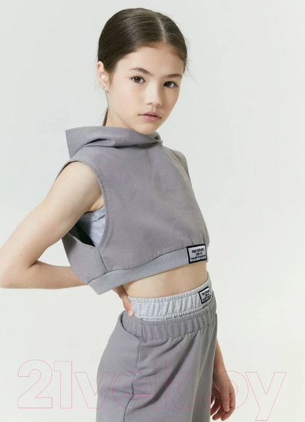 Изображение товара Штаны детские Amarobaby Twice / AB-OD24-T6/11-134 (серый, р.134)