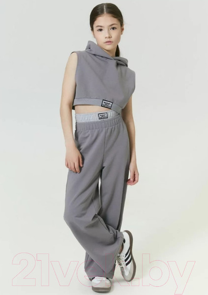Изображение товара Штаны детские Amarobaby Twice / AB-OD24-T6/11-146 (серый, р.146)