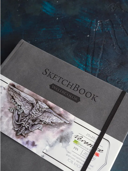 Изображение товара Скетчбук Малевичъ Veroneze / 401548 (20л, серый)