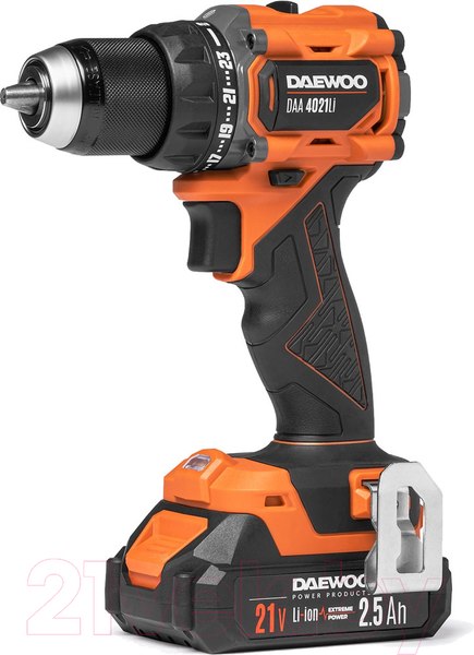 Изображение товара Аккумуляторная дрель-шуруповерт Daewoo Power DAA 4021Li SET