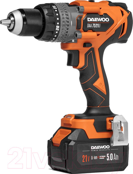 Изображение товара Аккумуляторная дрель-шуруповерт Daewoo Power DAA 7521Li SET