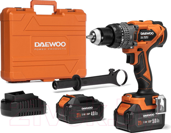 Изображение товара Аккумуляторная дрель-шуруповерт Daewoo Power DAA 7521Li SET