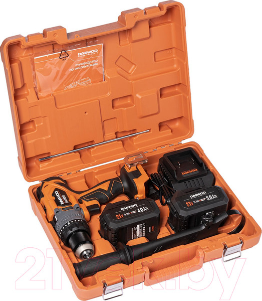 Изображение товара Аккумуляторная дрель-шуруповерт Daewoo Power DAA 7521Li SET