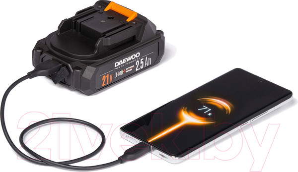 Изображение товара Аккумуляторная дрель-шуруповерт Daewoo Power DAA 7521Li SET