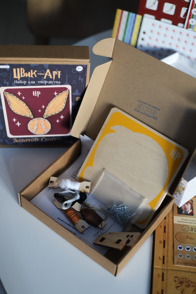 Изображение товара Набор для творчества «изонить» Woody Цвик-арт. Волшебник / 07753