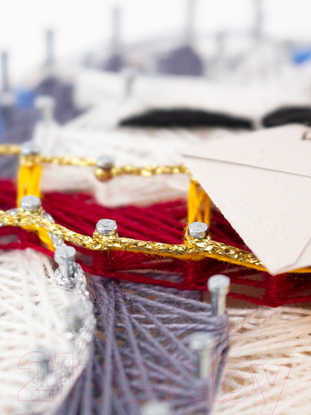 Изображение товара Набор для творчества «изонить» Woody Цвик-арт. Белая сова / 07746