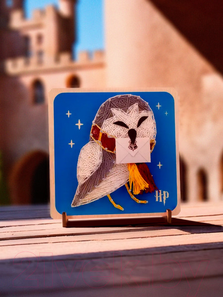 Изображение товара Набор для творчества «изонить» Woody Цвик-арт. Белая сова / 07746