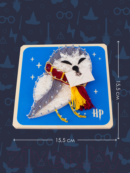 Изображение товара Набор для творчества «изонить» Woody Цвик-арт. Белая сова / 07746