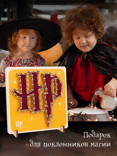 Изображение товара Набор для творчества «изонить» Woody Цвик-арт. Магические буквы / 07715