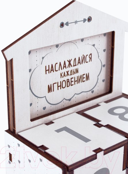 Изображение товара Вечный календарь Woody С фоторамкой / 08101