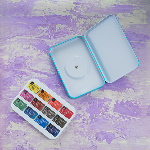 Изображение товара Акварельные краски Малевичъ Veroneze. Ботаника / 630975 (12цв)