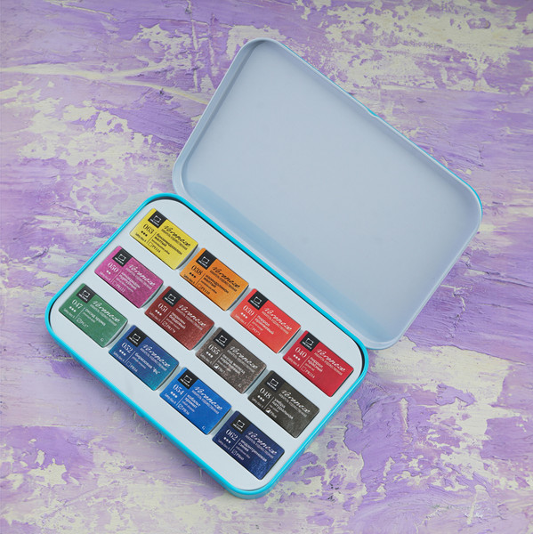 Изображение товара Акварельные краски Малевичъ Veroneze. Ботаника / 630975 (12цв)