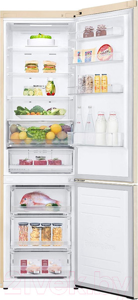 Изображение товара Холодильник с морозильником LG GC-B509MEWM