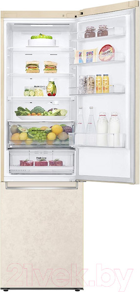Изображение товара Холодильник с морозильником LG GC-B509MEWM