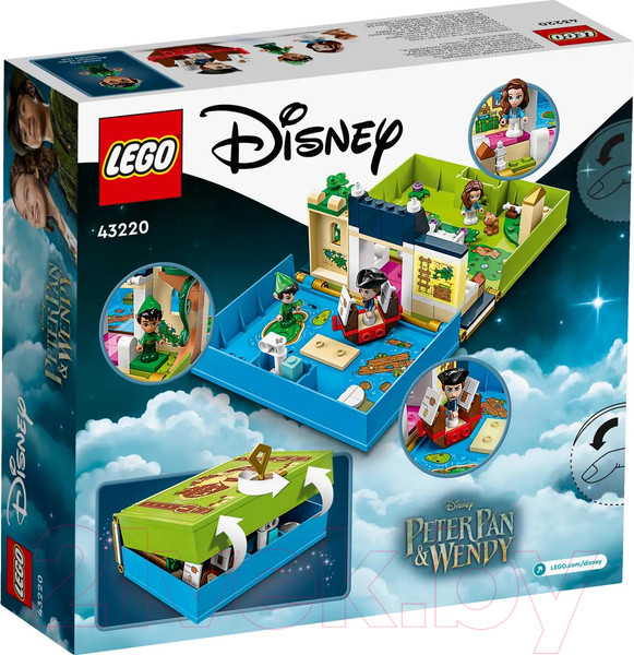Изображение товара Конструктор Lego Disney Книга приключений Питера Пена и Венди / 43220