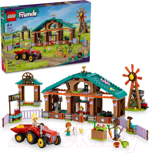 Изображение товара Конструктор Lego Friends Ферма для сельскохозяйственных животных / 42617