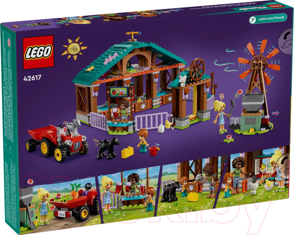 Изображение товара Конструктор Lego Friends Ферма для сельскохозяйственных животных / 42617