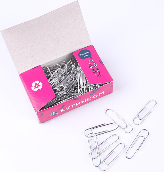 Изображение товара Скрепки Бугинком 030-0 (100шт)